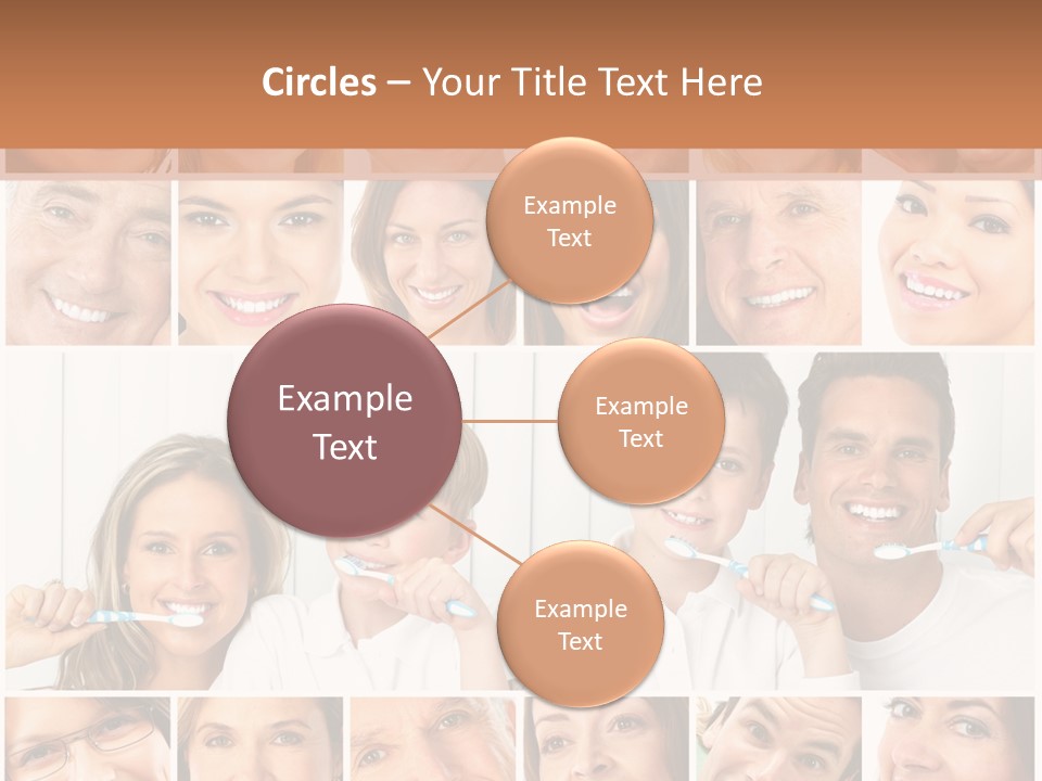 Father Care Child PowerPoint Template