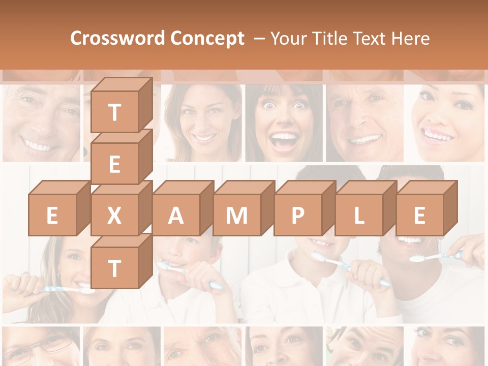 Father Care Child PowerPoint Template