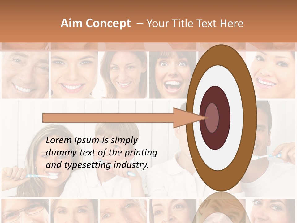 Father Care Child PowerPoint Template