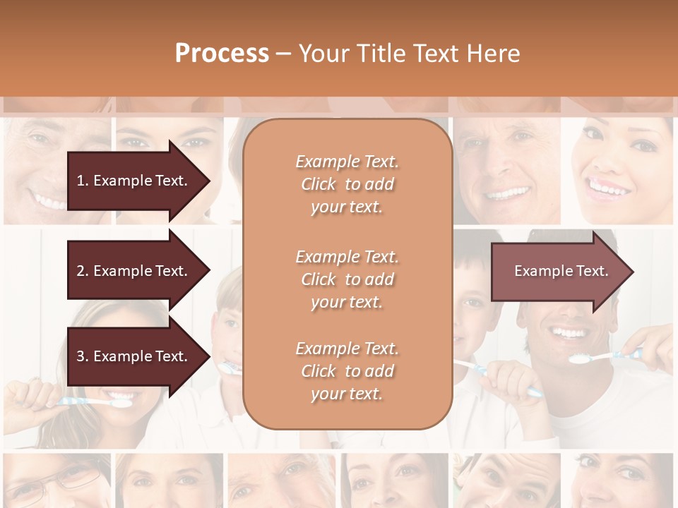 Father Care Child PowerPoint Template