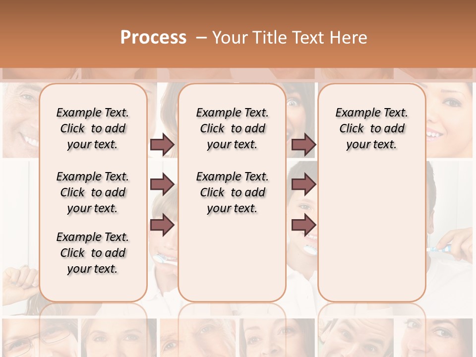 Father Care Child PowerPoint Template