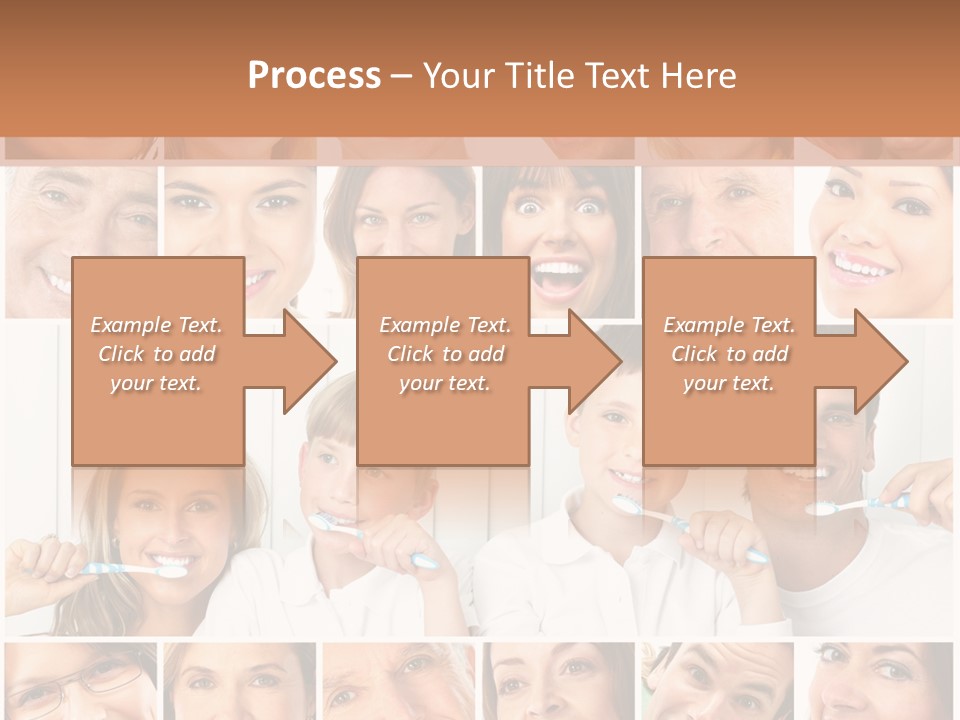 Father Care Child PowerPoint Template
