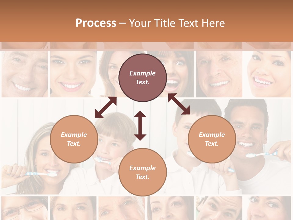 Father Care Child PowerPoint Template