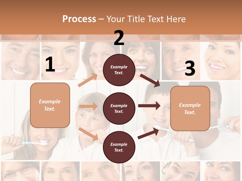 Father Care Child PowerPoint Template