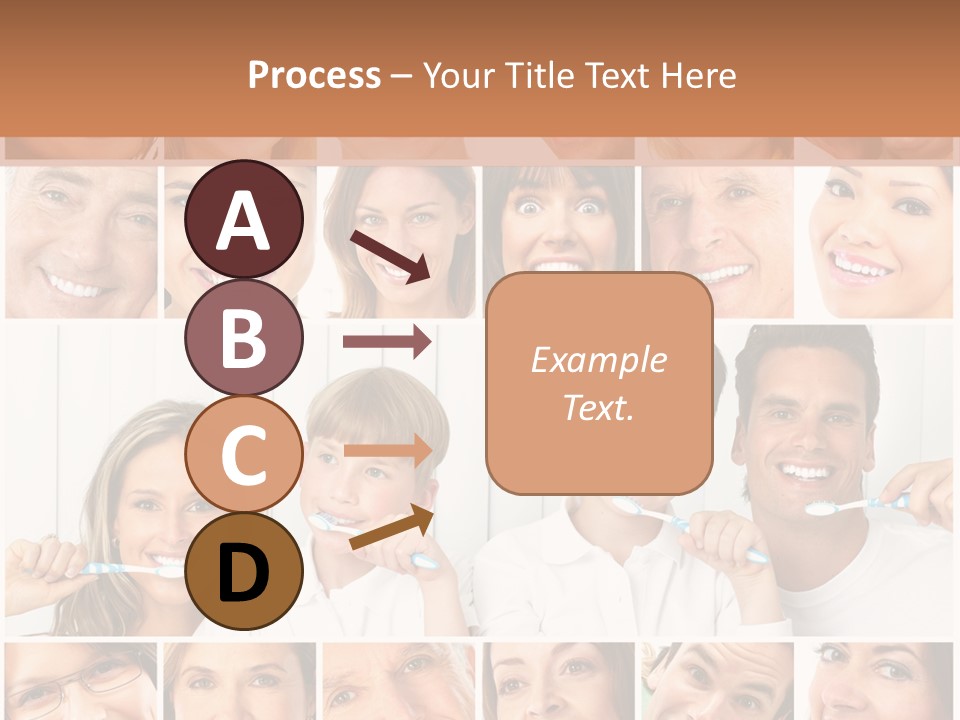 Father Care Child PowerPoint Template