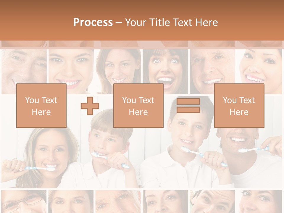 Father Care Child PowerPoint Template