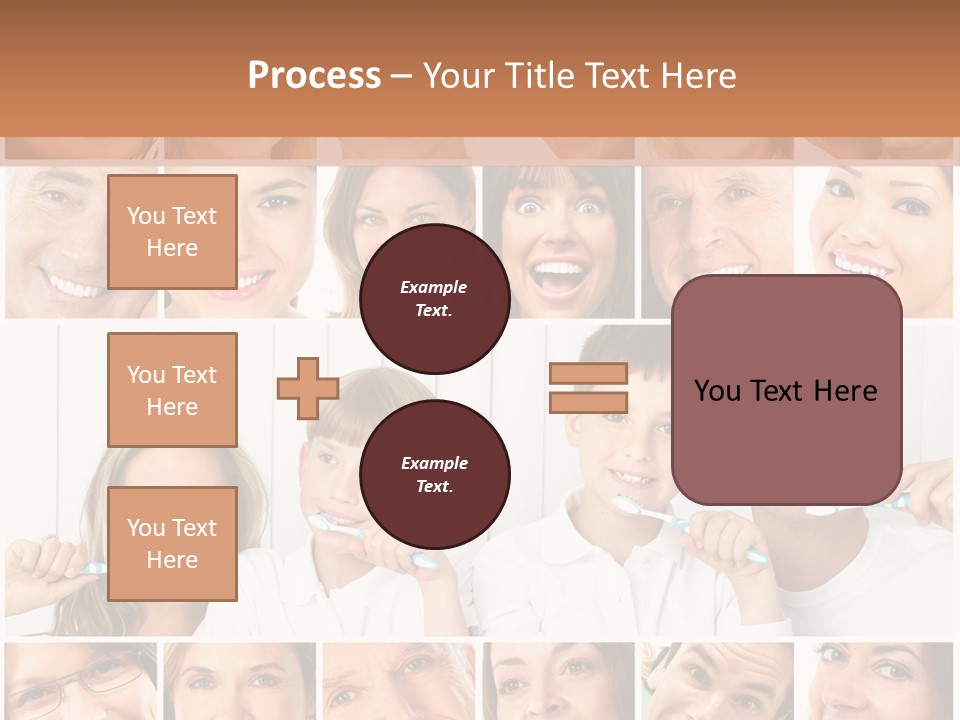 Father Care Child PowerPoint Template