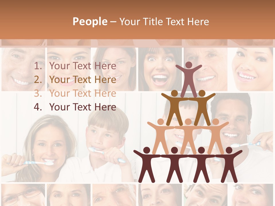 Father Care Child PowerPoint Template