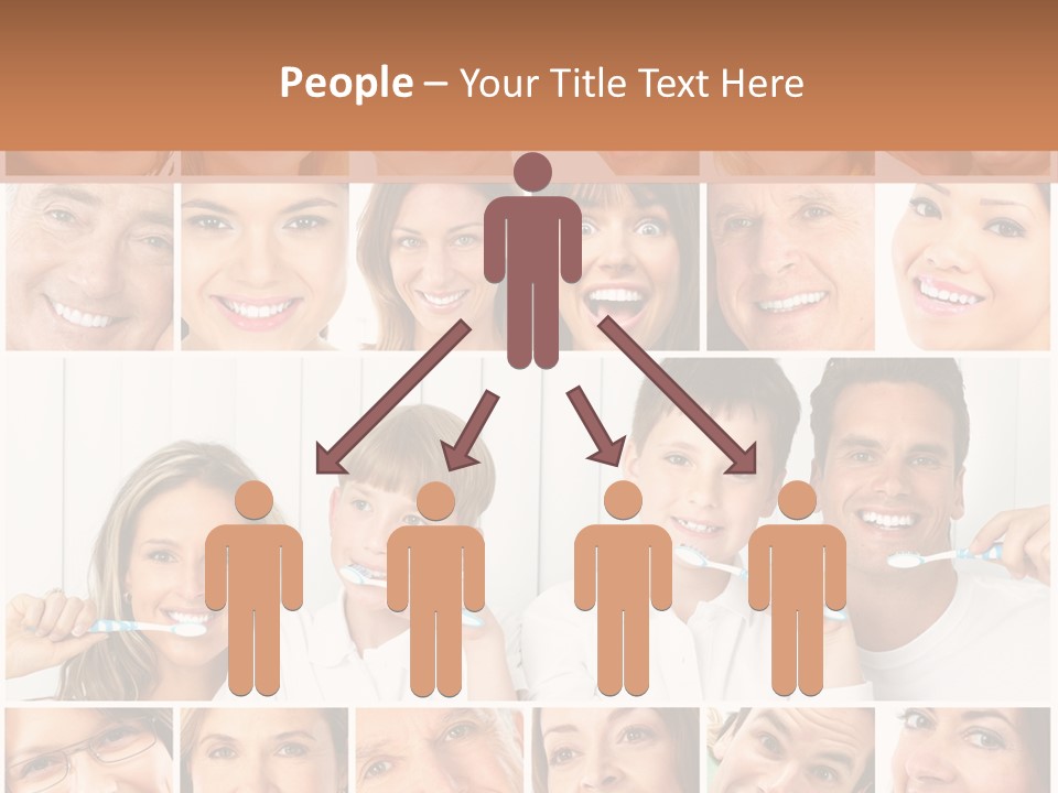 Father Care Child PowerPoint Template