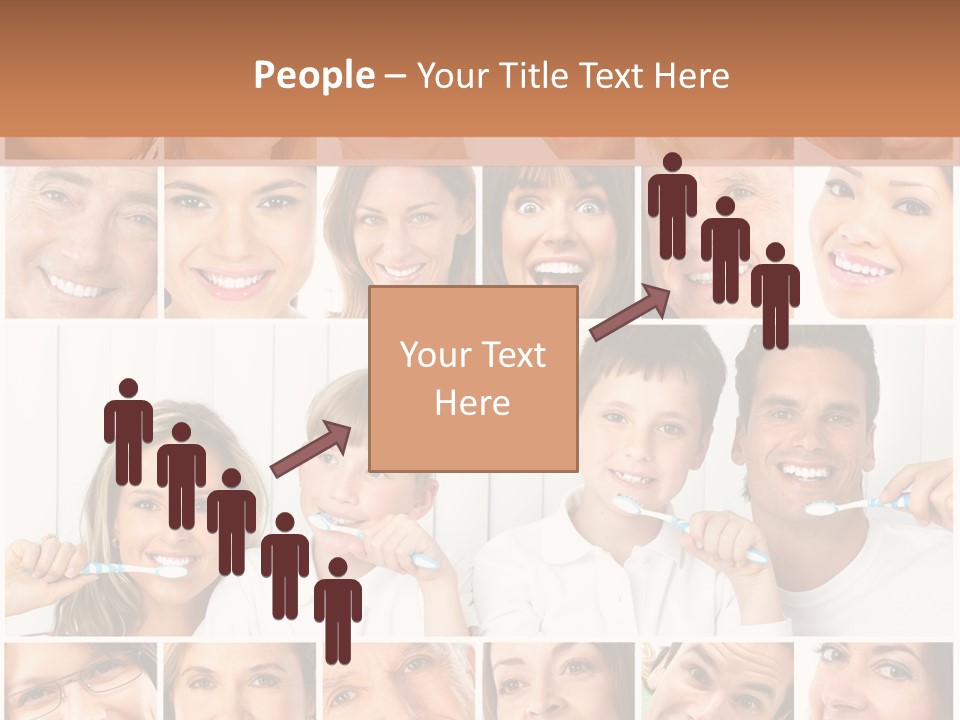 Father Care Child PowerPoint Template