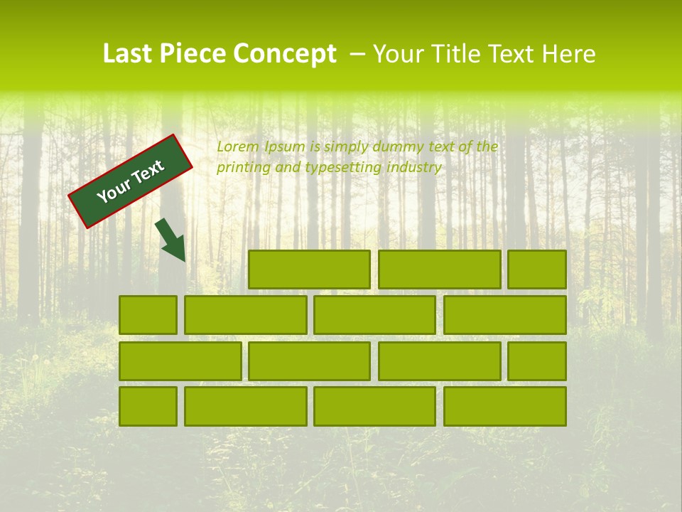 Forest Branch Leaves PowerPoint Template