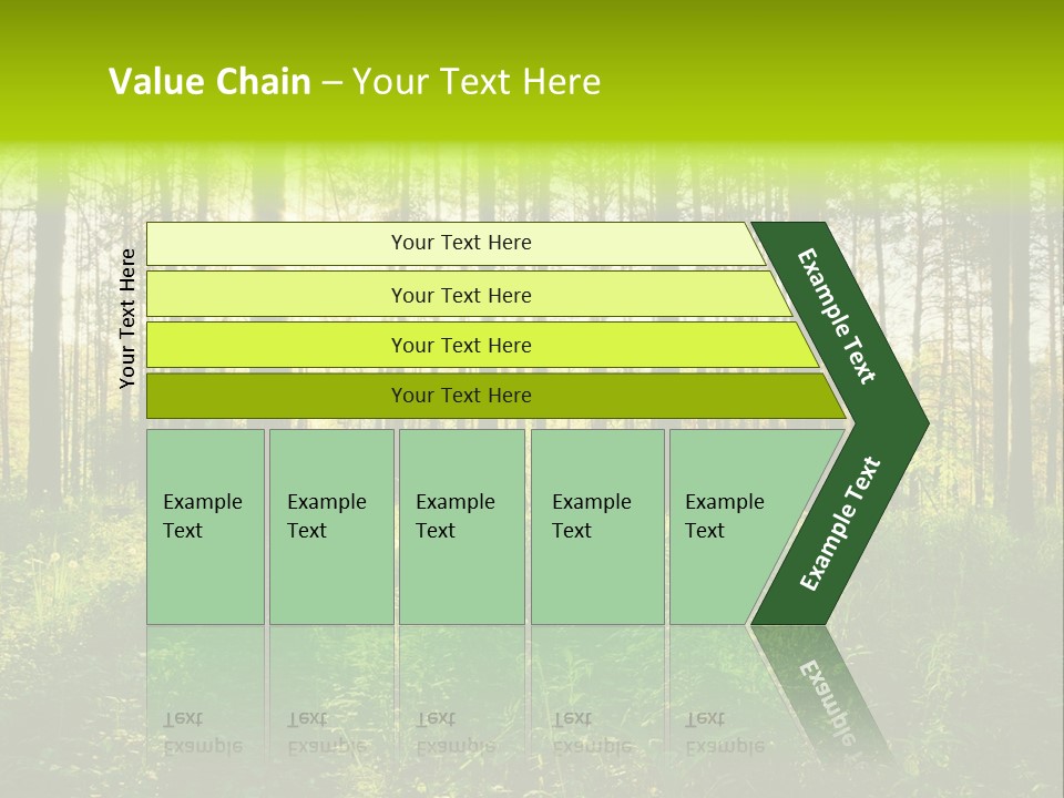 Forest Branch Leaves PowerPoint Template
