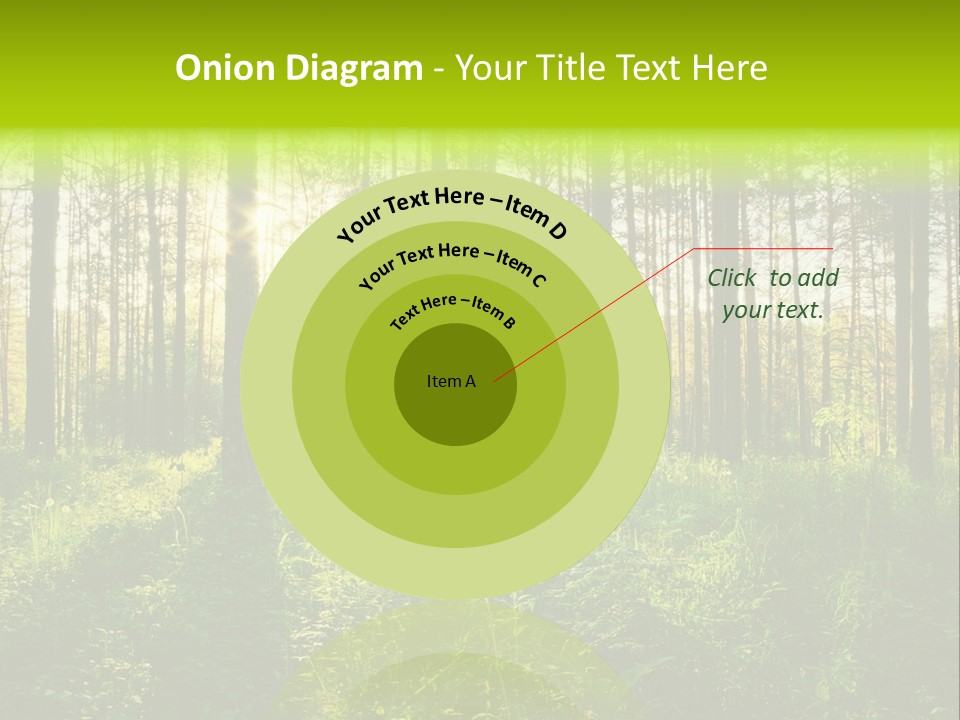 Forest Branch Leaves PowerPoint Template