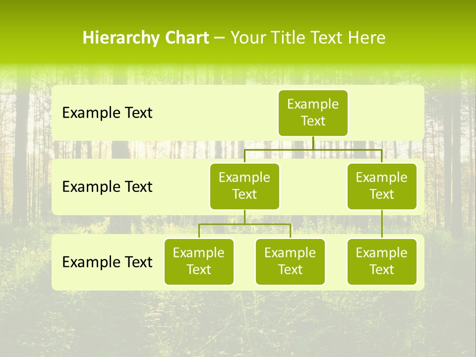 Forest Branch Leaves PowerPoint Template