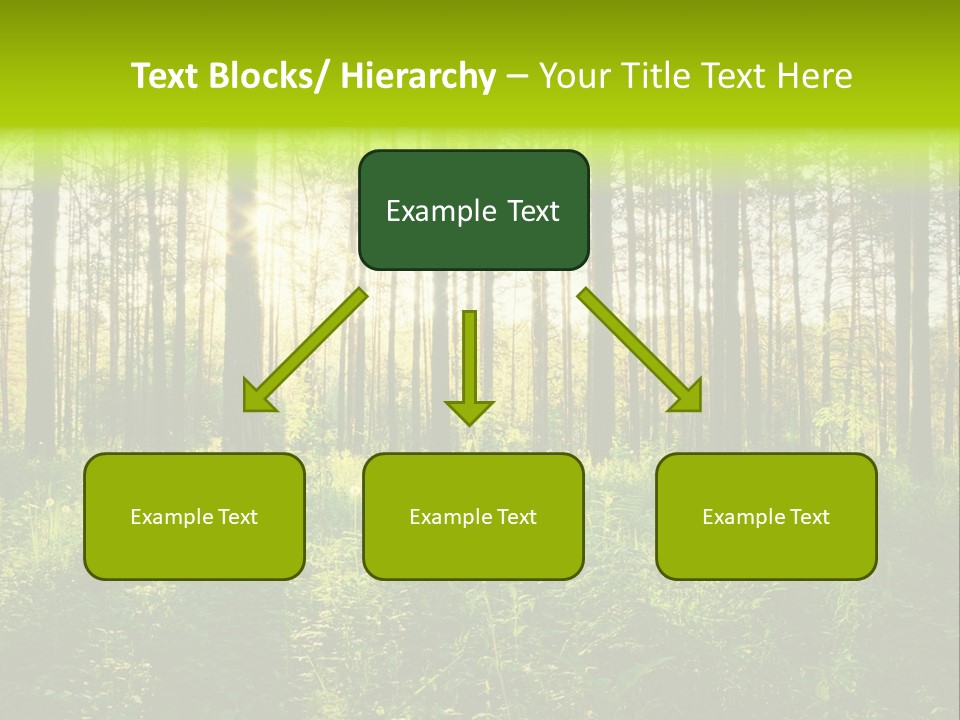 Forest Branch Leaves PowerPoint Template