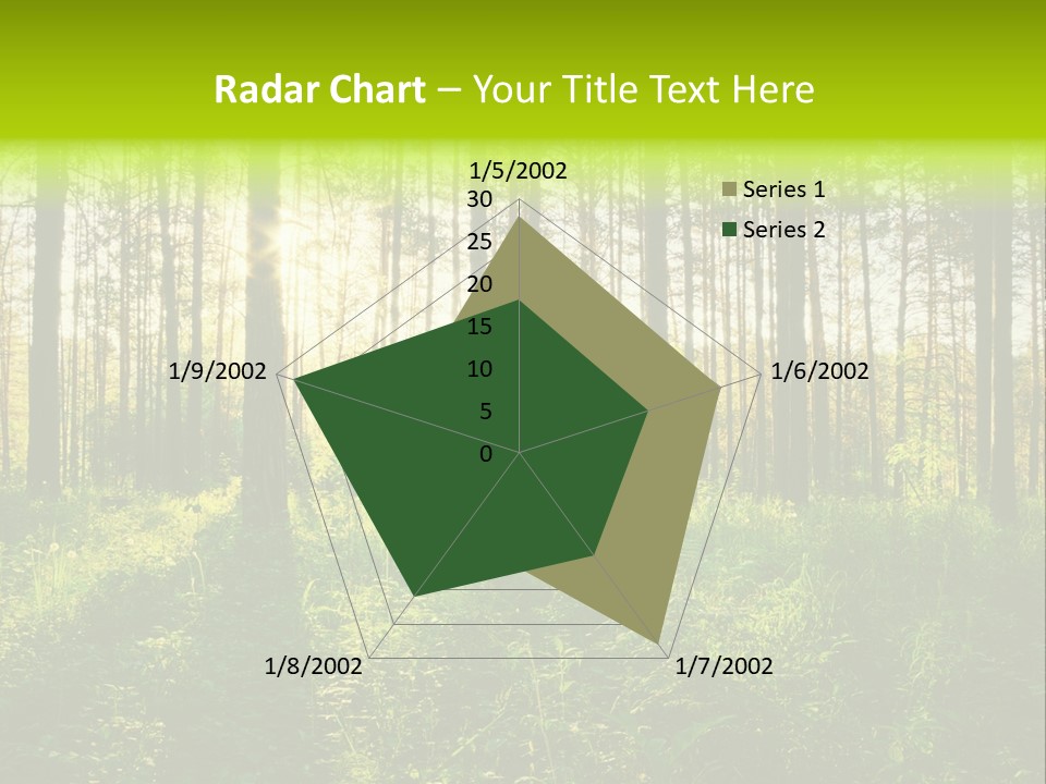 Forest Branch Leaves PowerPoint Template