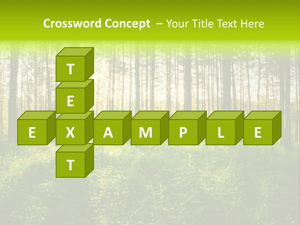 Forest Branch Leaves PowerPoint Template