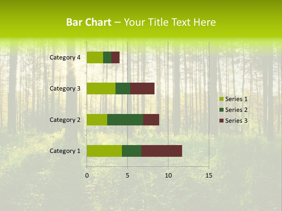 Forest Branch Leaves PowerPoint Template