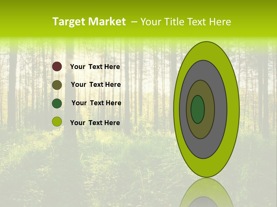 Forest Branch Leaves PowerPoint Template