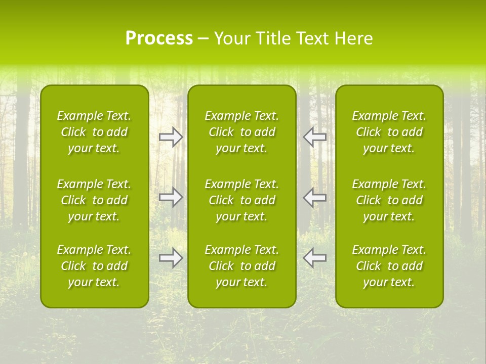 Forest Branch Leaves PowerPoint Template