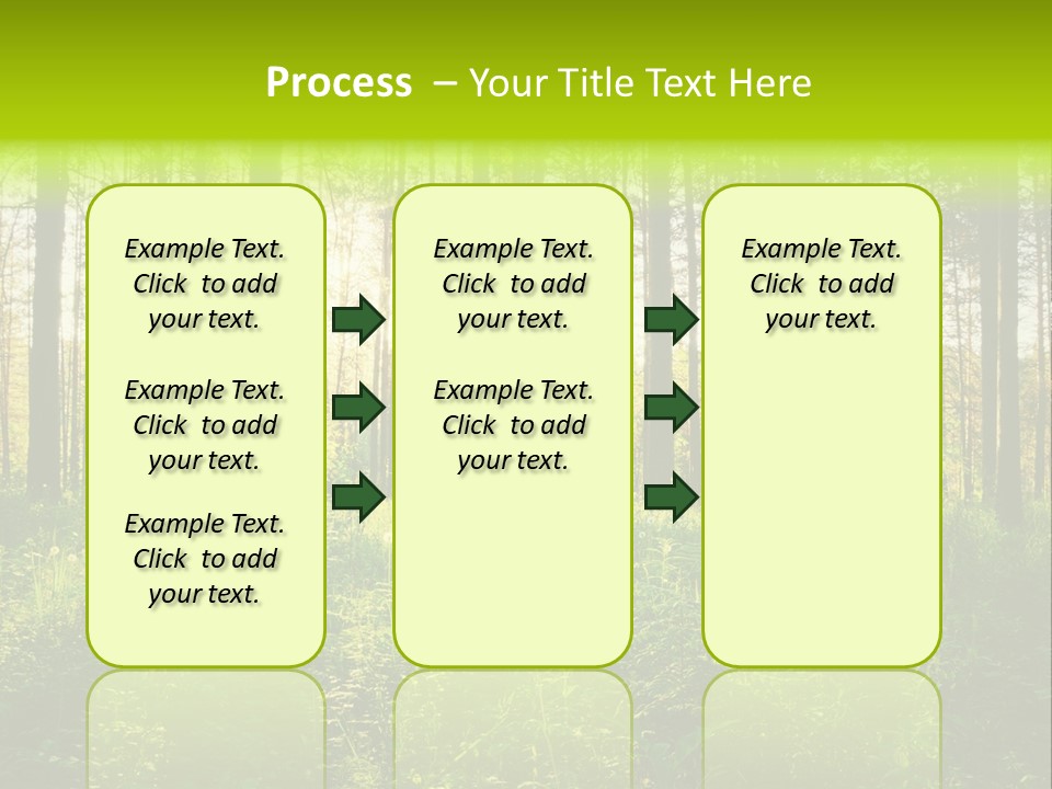 Forest Branch Leaves PowerPoint Template