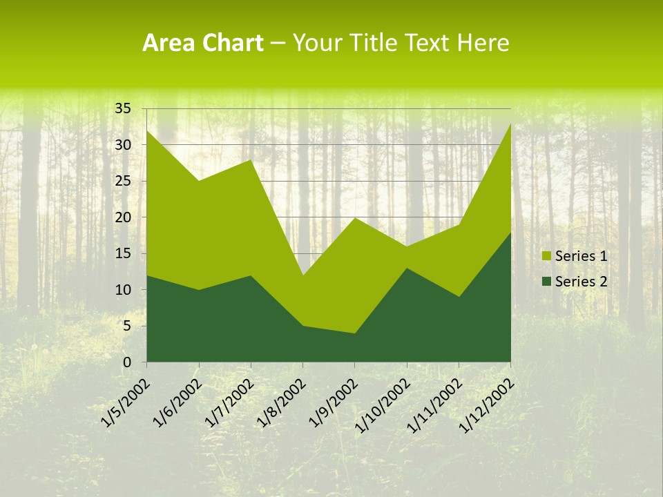 Forest Branch Leaves PowerPoint Template