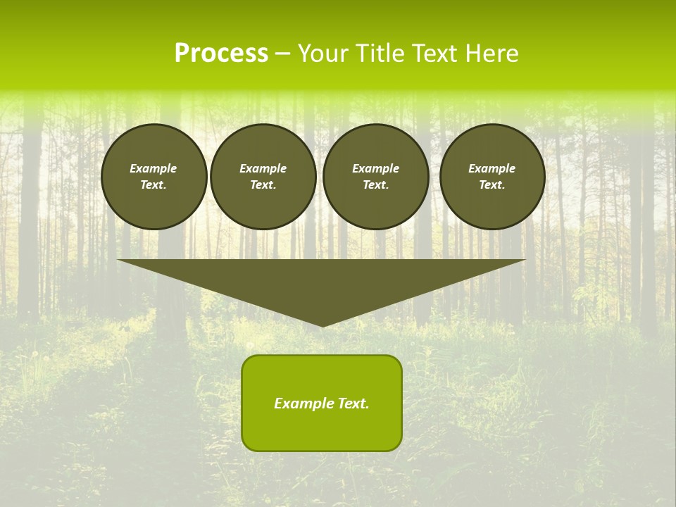 Forest Branch Leaves PowerPoint Template