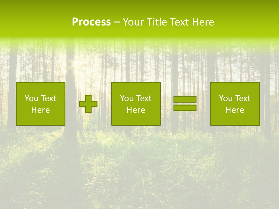 Forest Branch Leaves PowerPoint Template