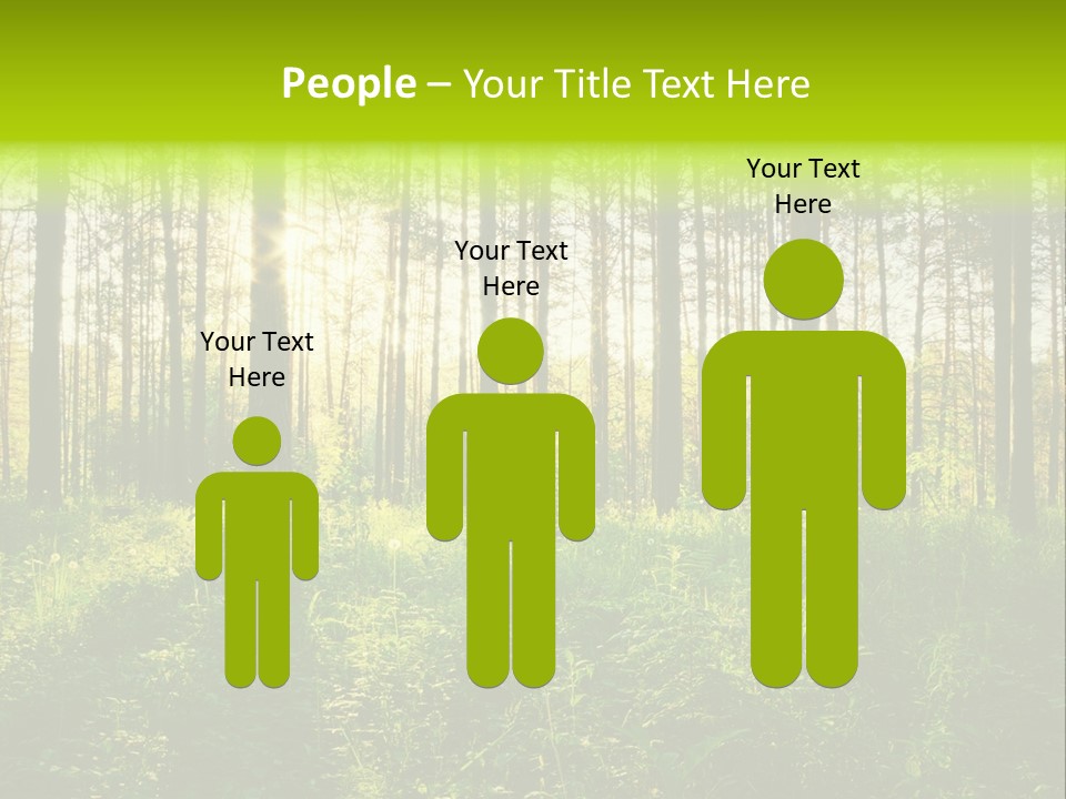 Forest Branch Leaves PowerPoint Template