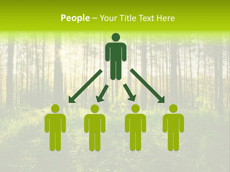 Forest Branch Leaves PowerPoint Template