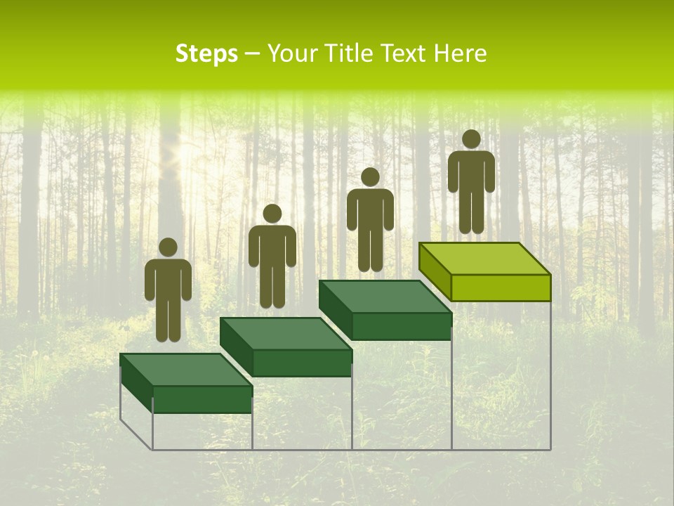 Forest Branch Leaves PowerPoint Template