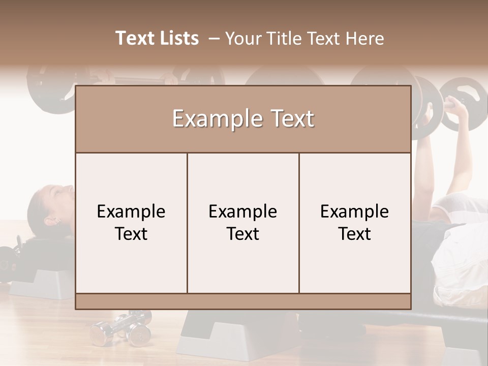 Class Fit Sport PowerPoint Template