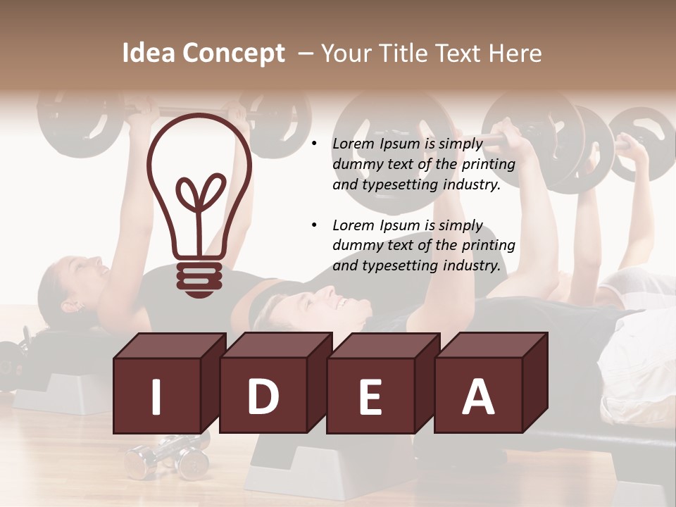 Class Fit Sport PowerPoint Template