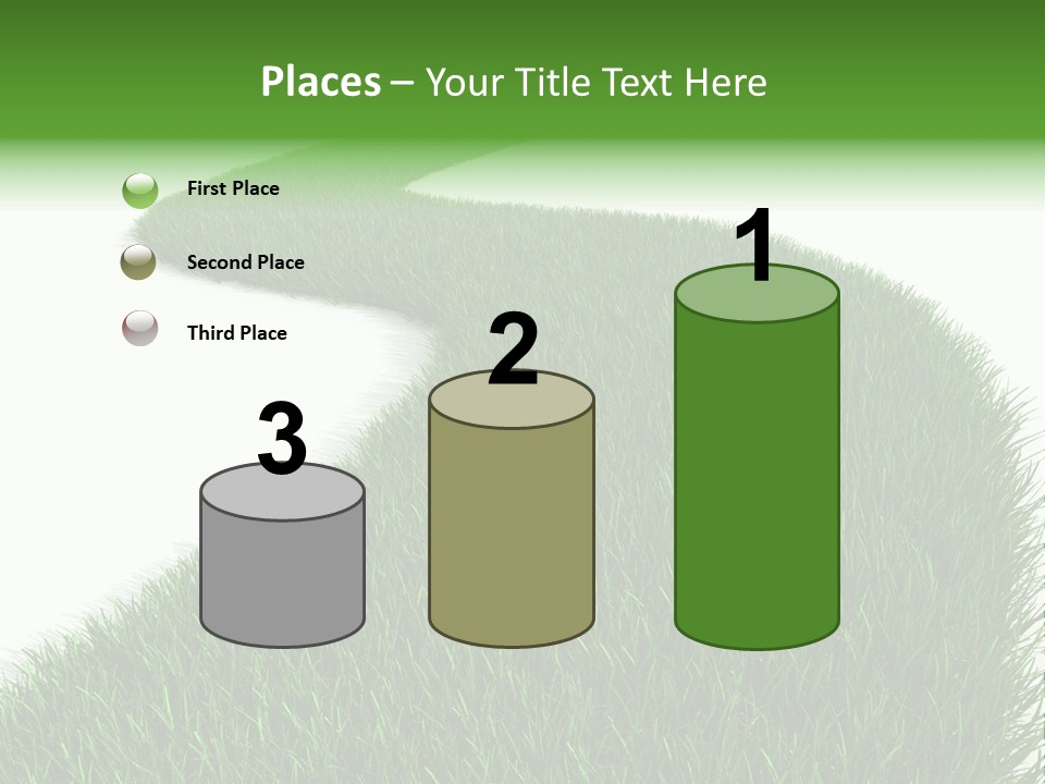Grass Corridor Ecology PowerPoint Template