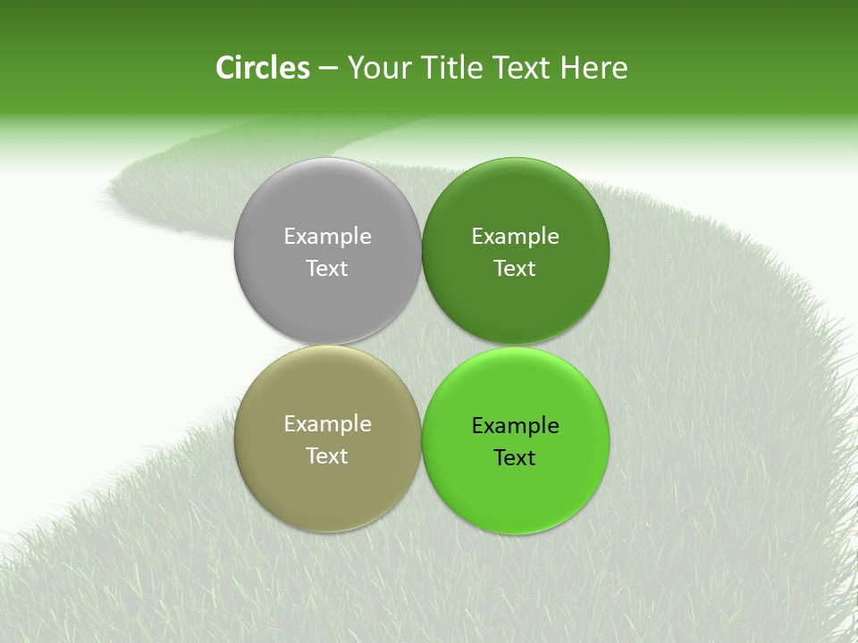 Grass Corridor Ecology PowerPoint Template