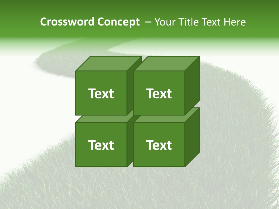Grass Corridor Ecology PowerPoint Template