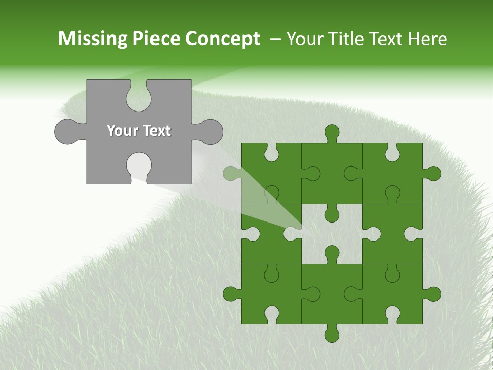 Grass Corridor Ecology PowerPoint Template