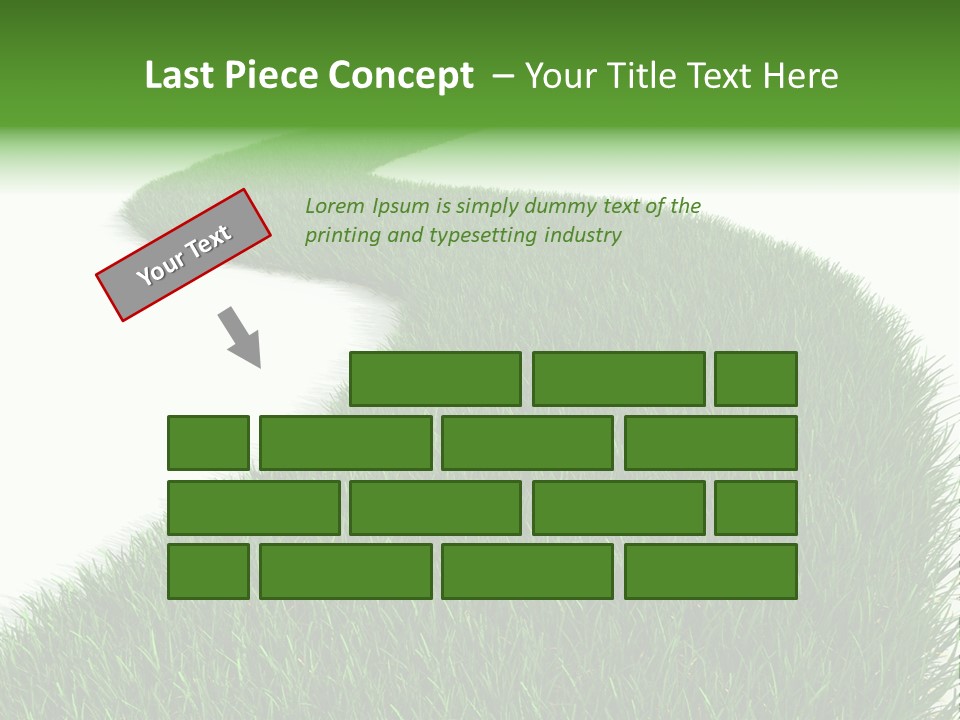 Grass Corridor Ecology PowerPoint Template