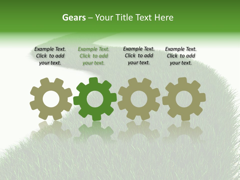 Grass Corridor Ecology PowerPoint Template