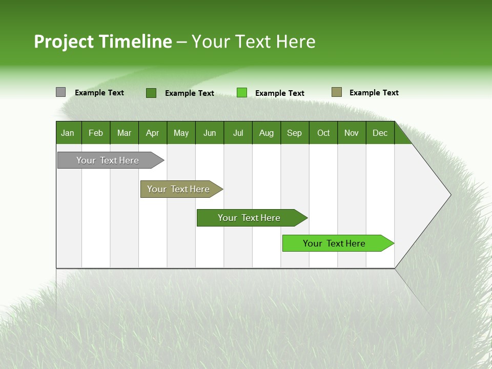 Grass Corridor Ecology PowerPoint Template