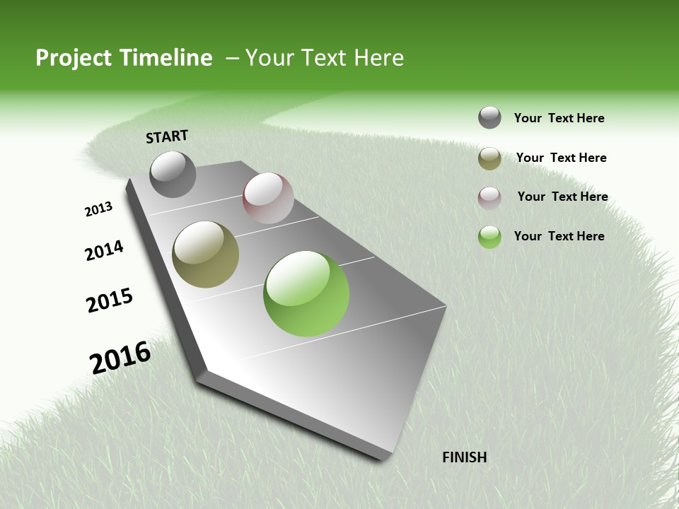 Grass Corridor Ecology PowerPoint Template