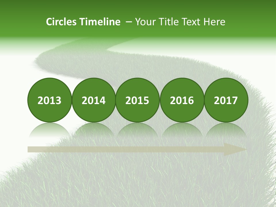 Grass Corridor Ecology PowerPoint Template