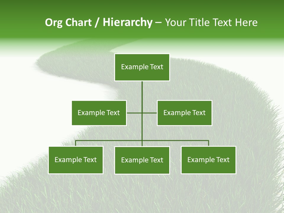 Grass Corridor Ecology PowerPoint Template