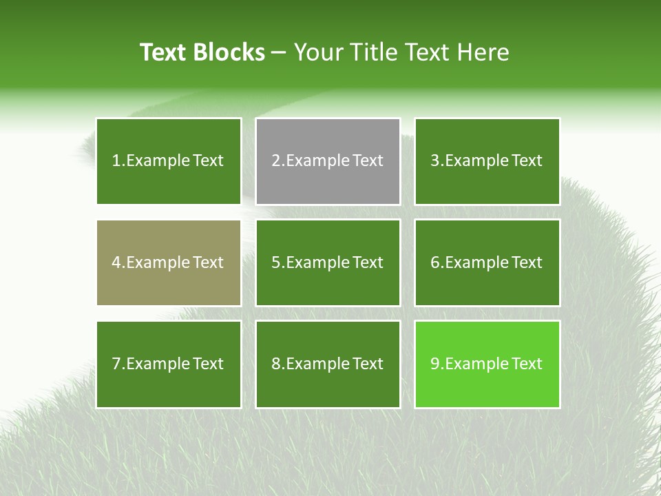 Grass Corridor Ecology PowerPoint Template