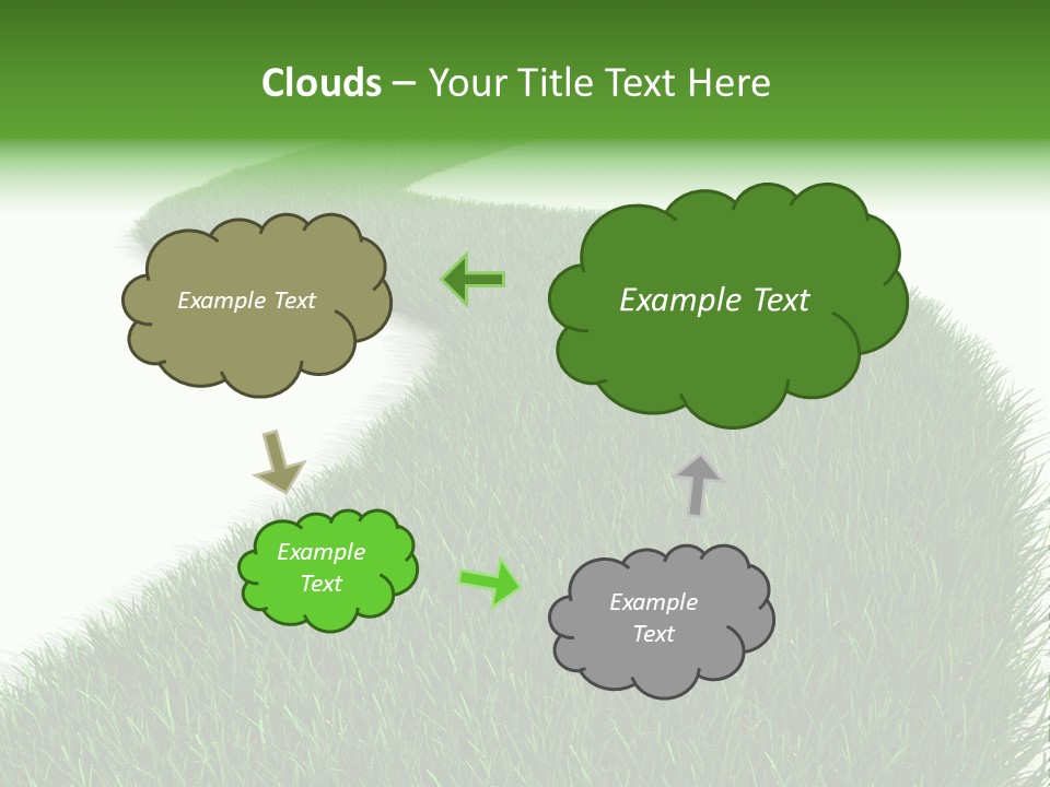Grass Corridor Ecology PowerPoint Template