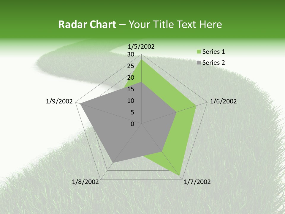 Grass Corridor Ecology PowerPoint Template