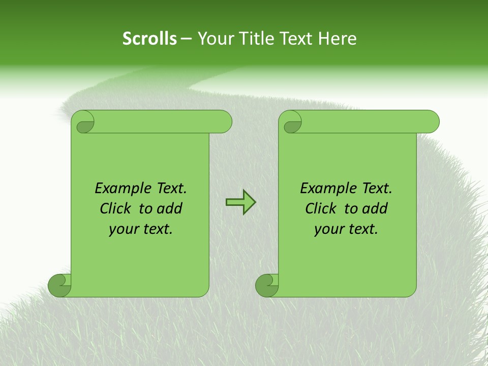 Grass Corridor Ecology PowerPoint Template