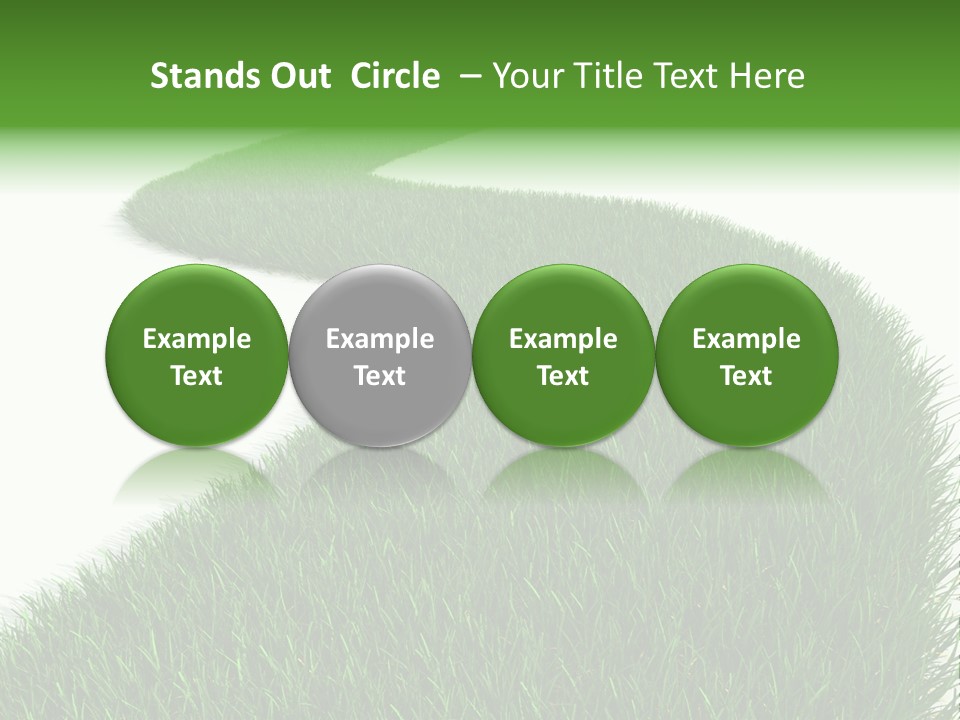 Grass Corridor Ecology PowerPoint Template