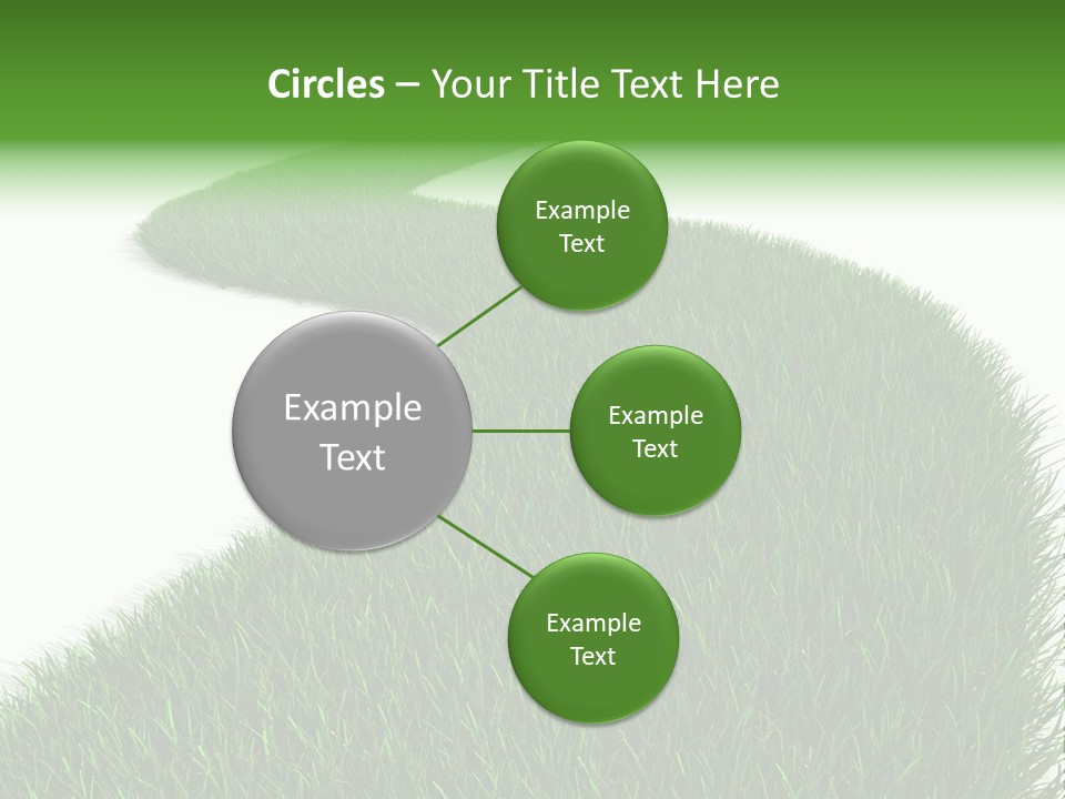 Grass Corridor Ecology PowerPoint Template