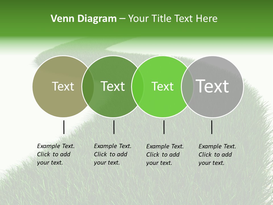 Grass Corridor Ecology PowerPoint Template
